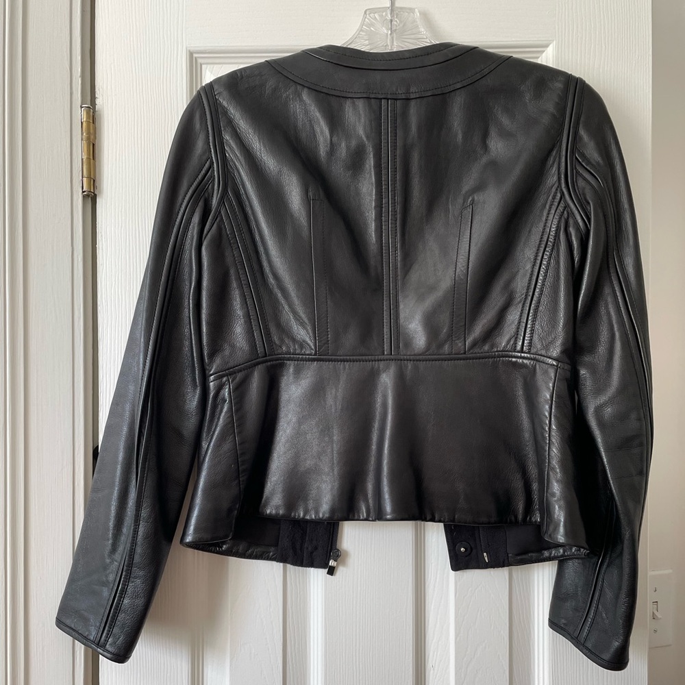 Dvf Leather Jacket - Authentic - image 3